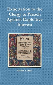 portada Exhortation to the Clergy to Preach Against Exploitive Interest (Usury) (en Inglés)