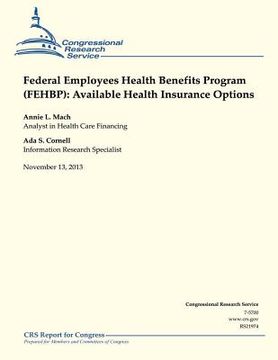 portada Federal Employees Health Benefits Program (FEHBP): Available Health Insurance Options (en Inglés)