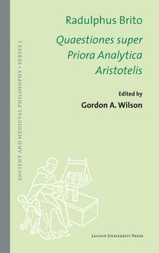 portada Quaestiones Super Priora Analytica Aristotelis