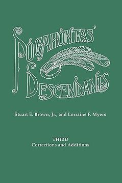 portada pocahontas' descendants. a revision, enlargement and extension of the list as set out by wyndham robertson in his book "pocahontas and her descendants (en Inglés)