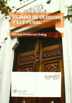 portada Estado de Derecho y ley Penal