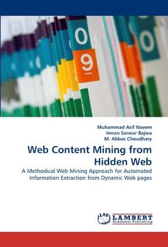 portada web content mining from hidden web (en Inglés)
