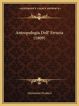 portada Antropologia Dell' Etruria (1809) (in Italian)