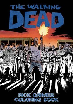 portada The Walking Dead: Rick Grimes Adult Coloring Book