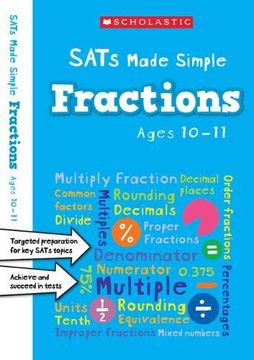 portada Ks2 Fractions Workbook: Supporting Mastery of Fractions, Decimals and Percentages for Ages 10-11 (Year 6) (Sats Made Simple) (en Inglés)