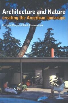 portada architecture and nature: creating the american landscape (en Inglés)