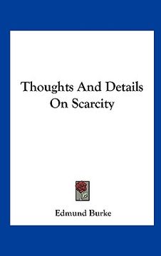 portada thoughts and details on scarcity (en Inglés)