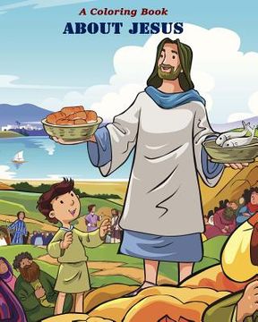 portada A Coloring Book about Jesus (en Inglés)