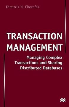 portada transaction management (en Inglés)