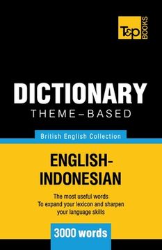 portada Theme-based dictionary British English-Indonesian - 3000 words (en Inglés)