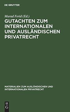 portada Gutachten zum Internationalen und Ausländischen Privatrecht: 1967 (en Alemán)