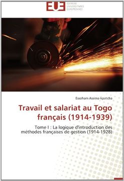 portada Travail Et Salariat Au Togo Francais (1914-1939)