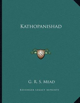 portada kathopanishad (en Inglés)