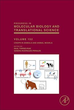 portada Crispr in Animals and Animal Models (Volume 152) (Progress in Molecular Biology and Translational Science, Volume 152) (en Inglés)