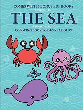 portada Coloring Book for 4-5 Year Olds (Sea Life) 