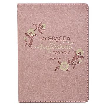 portada Journal Classic my Grace is Sufficient 2 Cor. 12: 9 (en Inglés)