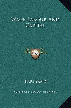 portada wage labour and capital (en Inglés)