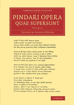portada Pindari Opera Quae Supersunt 2 Volume Set: Pindari Opera Quae Supersunt: Volume 1 (Cambridge Library Collection - Classics) (en Latin)