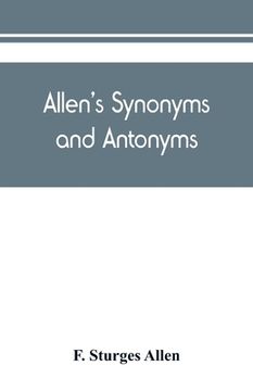 portada Allen's synonyms and antonyms (in English)