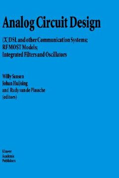 portada analog circuit design: (x)dsl and other communication systems; rf most models; integrated filters and oscillators (in English)