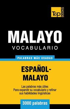 portada Vocabulario español-malayo - 3000 palabras más usadas