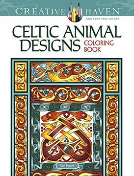 portada Creative Haven Celtic Animal Designs Coloring Book (en Inglés)