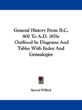 portada general history from b.c. 800 to a.d. 1876: outlined in diagrams and tables with index and genealogies (in English)