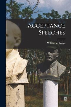 portada Acceptance Speeches (in English)
