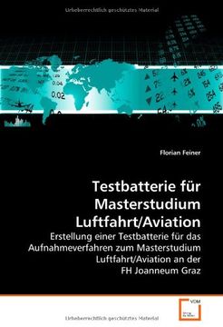 portada Testbatterie für Masterstudium Luftfahrt/Aviation