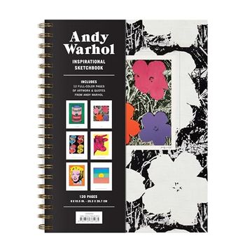 portada Andy Warhol Inspirational Sketchbook: Includes 12 Full-Color Pages of Artwork & Quotes From Andy Warhol