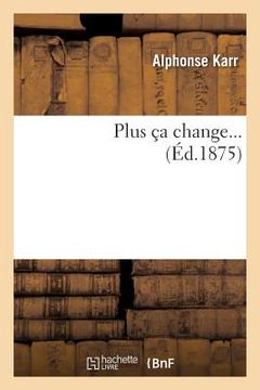 portada Plus Ça Change... (en Francés)