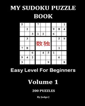 portada My Sudoku Puzzle Book: Easy Level for Beginners (en Inglés)
