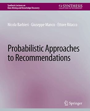 portada Probabilistic Approaches to Recommendations (en Inglés)