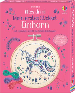 portada Alles Drin! Mein Erstes Stickset: Einhorn (in German)