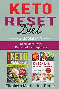 portada Keto Reset Diet: 2 Books in 1: Keto Meal Prep, Keto Diet for Beginners 