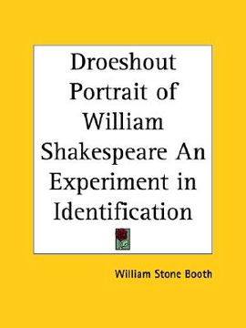 portada droeshout portrait of william shakespeare an experiment in identification (en Inglés)