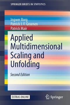 portada Applied Multidimensional Scaling and Unfolding (en Inglés)