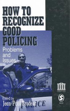 portada how to recognize good policing: problems and issues