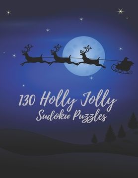 portada 130 Holly Jolly Sudoku Books!: Intermediate Edition