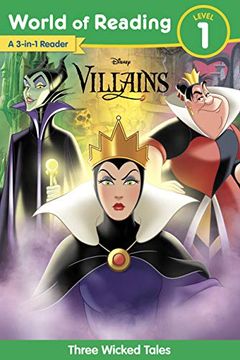 portada Disney Villains 3-Story Bind-Up (World of Reading) (en Inglés)