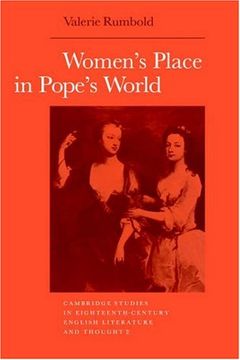 portada Women's Place in Pope's World Hardback (Cambridge Studies in Eighteenth-Century English Literature and Thought) (in English)