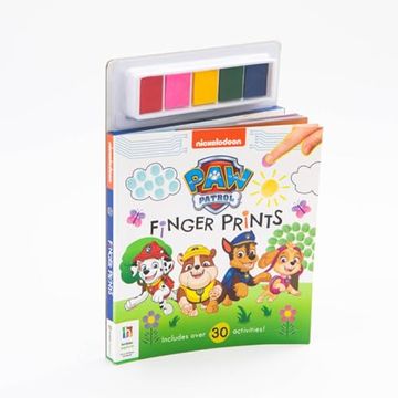 portada Paw Patrol Finger Prints Activity Book | Finger Painting for Toddlers | Ages 4 to 6 Years | Over 30 Activities and 5 Fingerprint Inks (en Inglés)