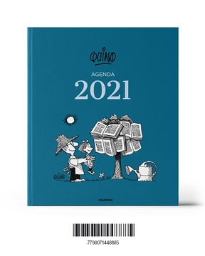 portada Agenda 2021 Quino [Tapa Azul Oscuro] [Dos Hojas por Semana]