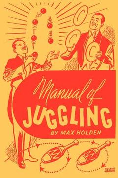 portada manual of juggling (facsimile reprint) (en Inglés)