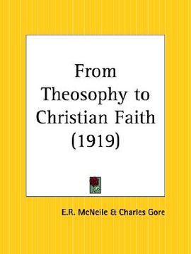 portada from theosophy to christian faith (en Inglés)