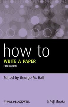 portada how to write a paper (in English)
