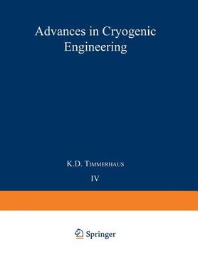 portada Advances in Cryogenic Engineering: Proceedings of the 1958 Cryogenic Engineering Conference (en Inglés)