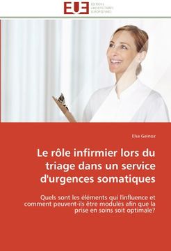 portada Le Role Infirmier Lors Du Triage Dans Un Service D'Urgences Somatiques
