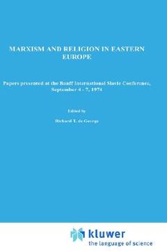 portada marxism and religion in eastern europe: papers presented at the banff international slavic conference, september 4 7,1974 (en Inglés)