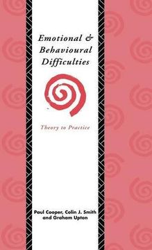 portada Emotional and Behavioural Difficulties: Theory to Practice